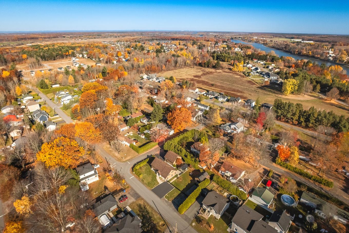 Aerial photo - 470 Rue Arthur-Priem, Saint-Roch-De-Richelieu, QC - Outdoor With View