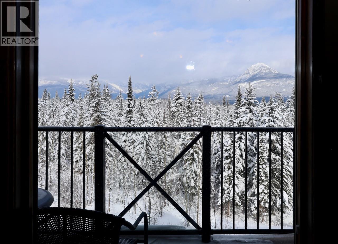 1549 Kicking Horse Trail Unit# 415 (A&B), Golden, BC - Outdoor With Balcony With View
