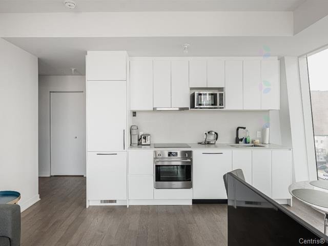 Kitchen - 1703-1160 Rue Mackay, Montréal (Ville-Marie), QC - Indoor Photo Showing Kitchen With Upgraded Kitchen
