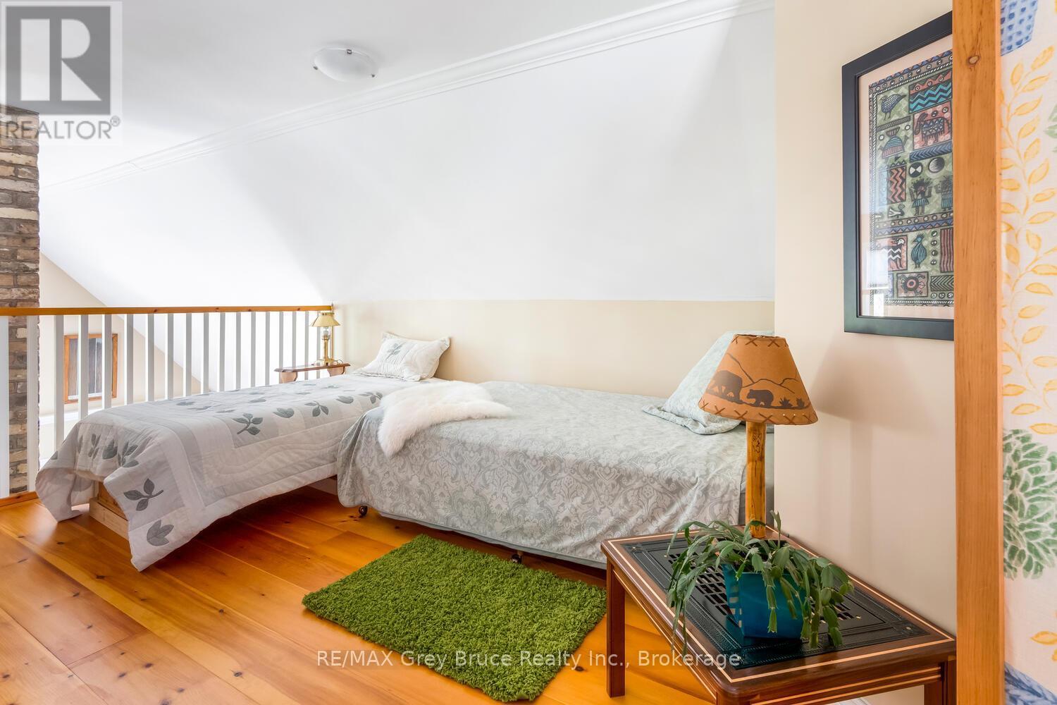 Sleeping quarters in loft - 20 Maple Drive, Northern Bruce Peninsula, ON - Indoor Photo Showing Bedroom