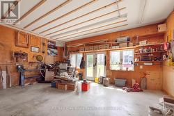 heated workshop inside garage -