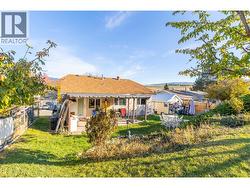 BACK YARD - Tiered with flat areas. -