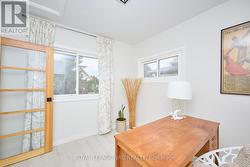 Natural light from the front-facing window -