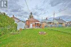 The firepit is a favourite gathering spot -