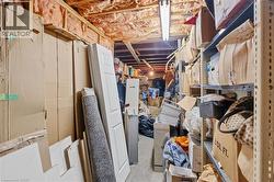 View of unfinished basement -