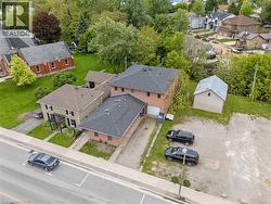 Aerial view of residential area -