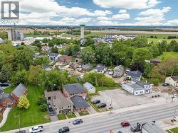 Aerial view of residential area -
