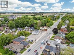 Aerial view of residential area -