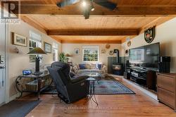 Apartment living room propane fireplace stove -