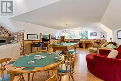 Room for pool table & home theatre -