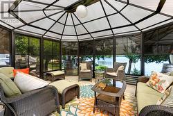 Gazebo has Weatherall windows and aluminum frame -