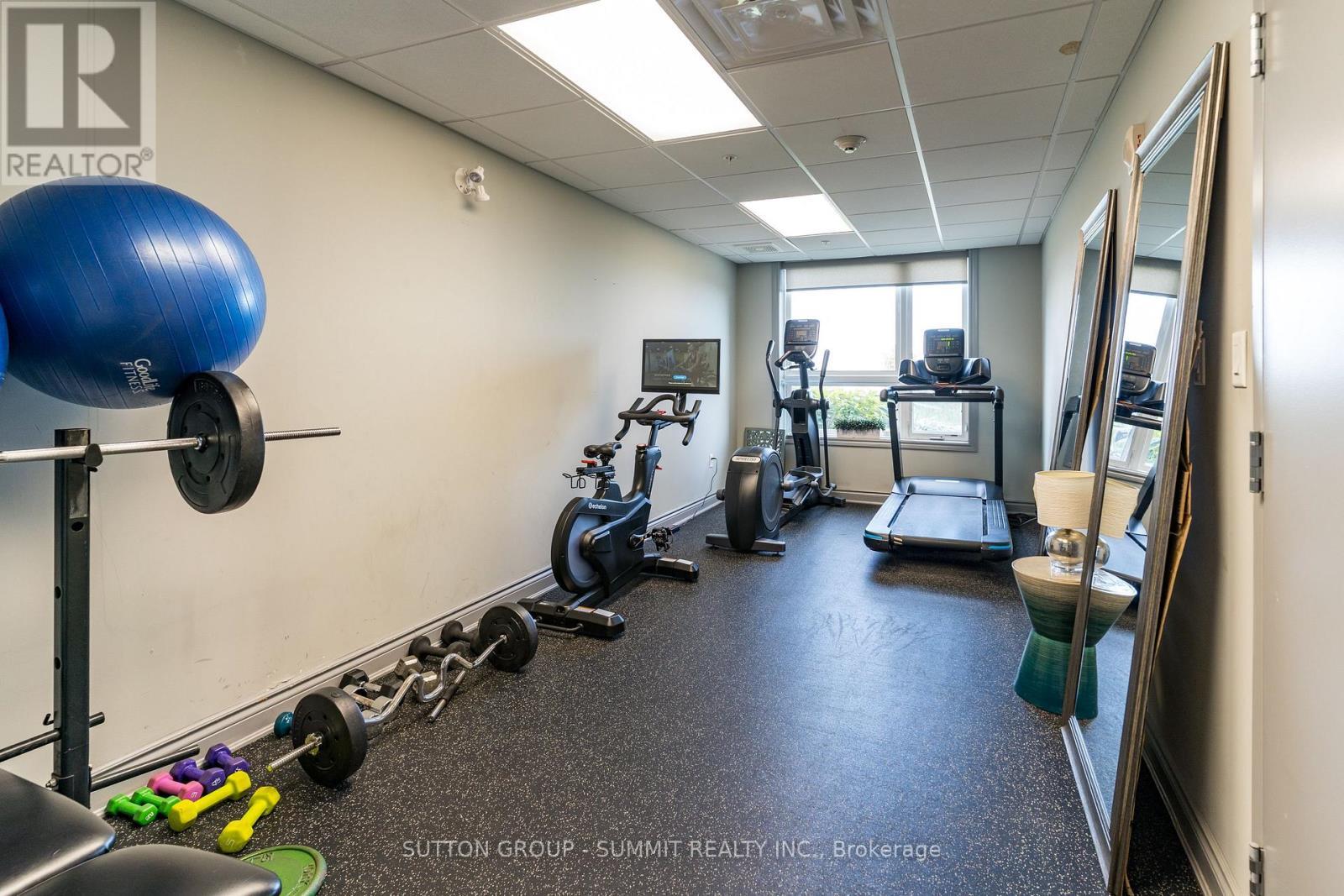 114 - 35 Southshore Crescent, Hamilton, ON - Indoor Photo Showing Gym Room