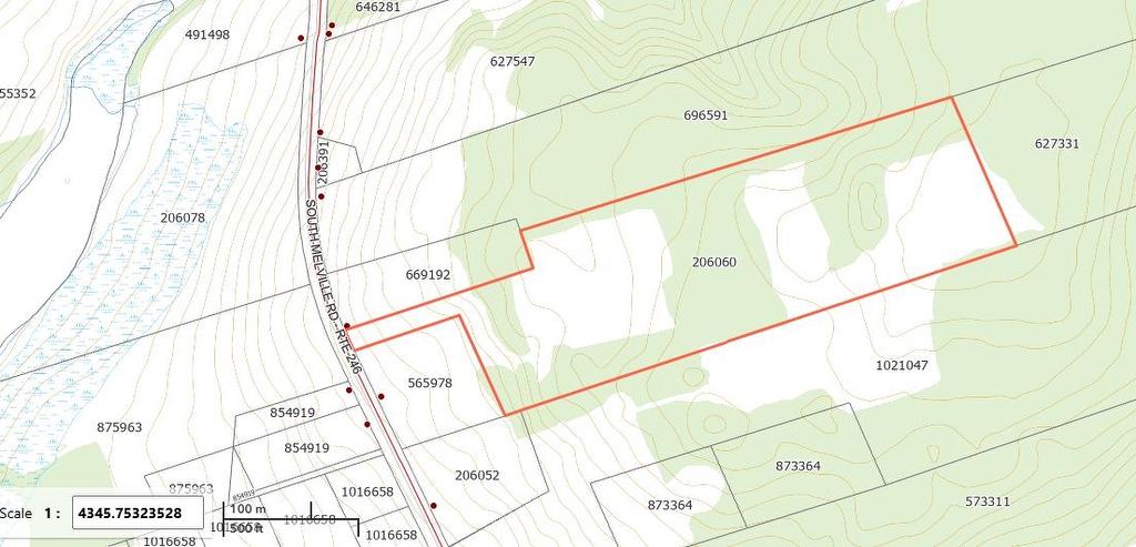 Acreage South Melville Road, Desable, PE