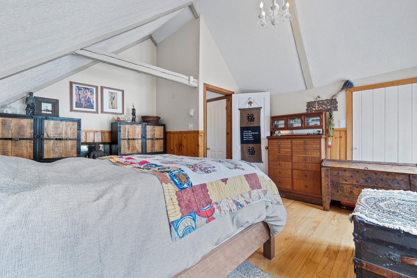 Chambre à coucher - 1595 Ch. Du Lac-Des-Becs-Scie O., Saint-Sauveur, QC - Indoor Photo Showing Bedroom