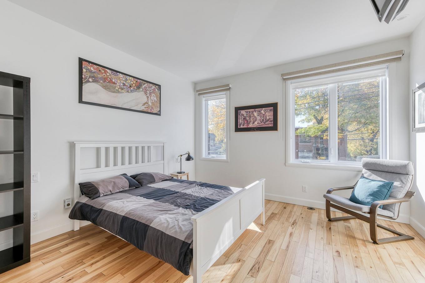 Chambre à coucher principale - 1883 Rue Honoré-Beaugrand, Montréal (Mercier/Hochelaga-Maisonneuve), QC - Indoor Photo Showing Bedroom