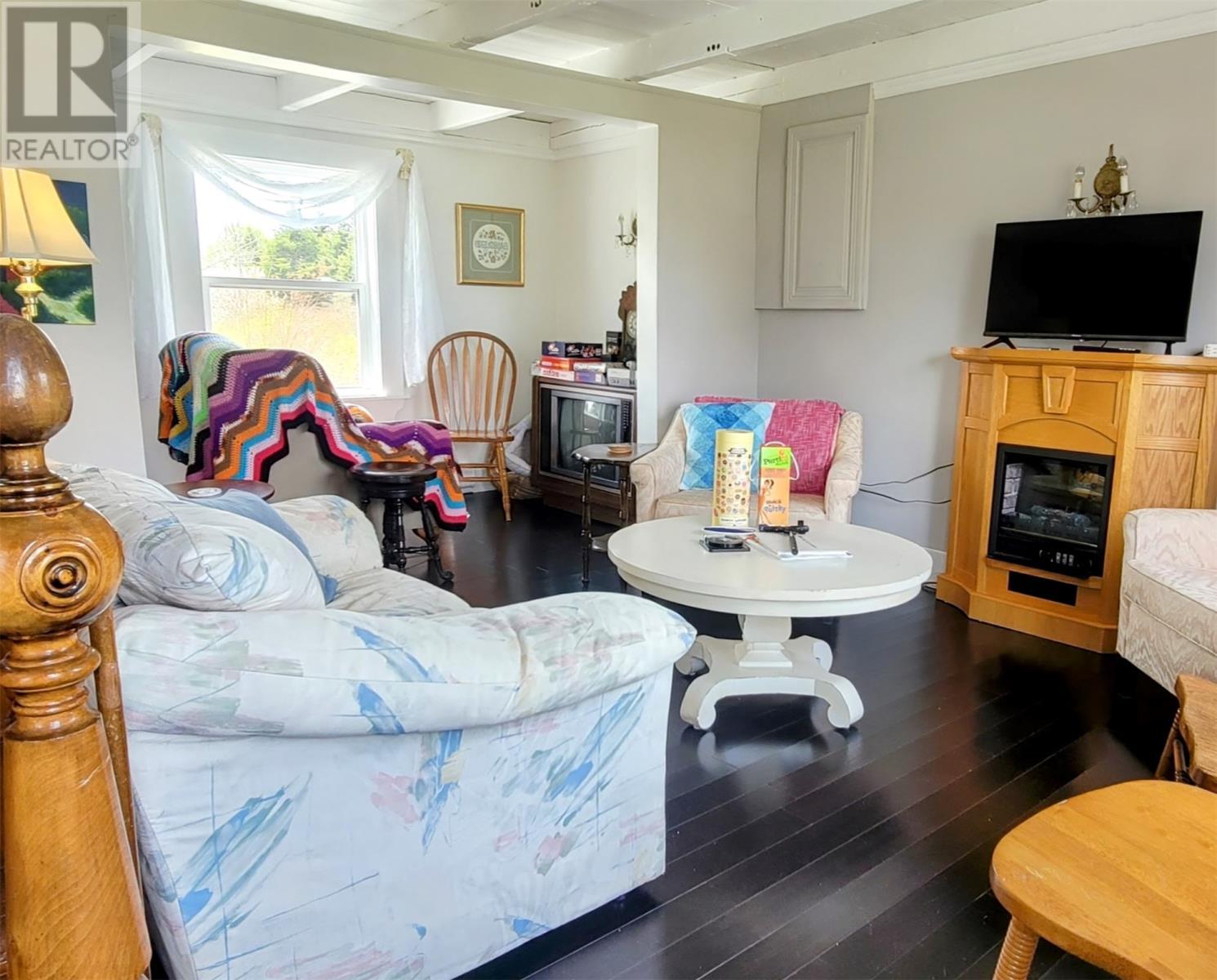 9 Quay Road, Cupids, NL - Indoor With Fireplace