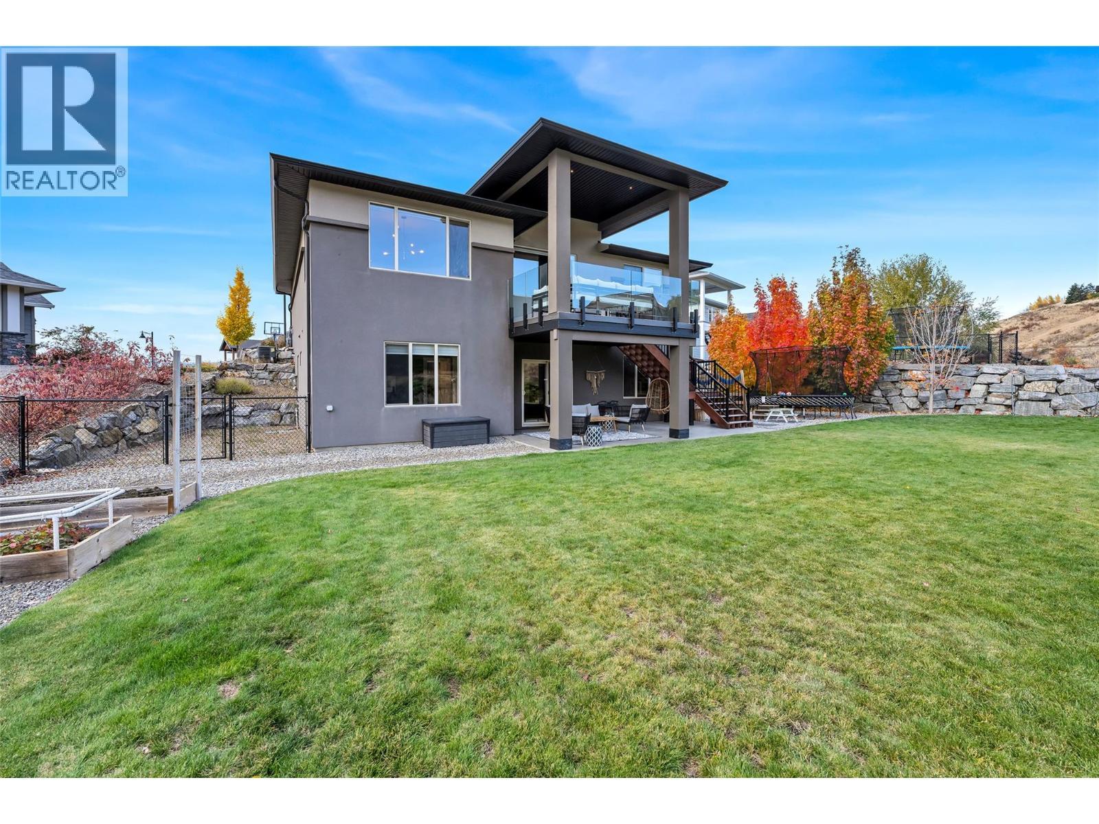 221 Kicking Horse Place, Vernon, BC - Outdoor With Deck Patio Veranda