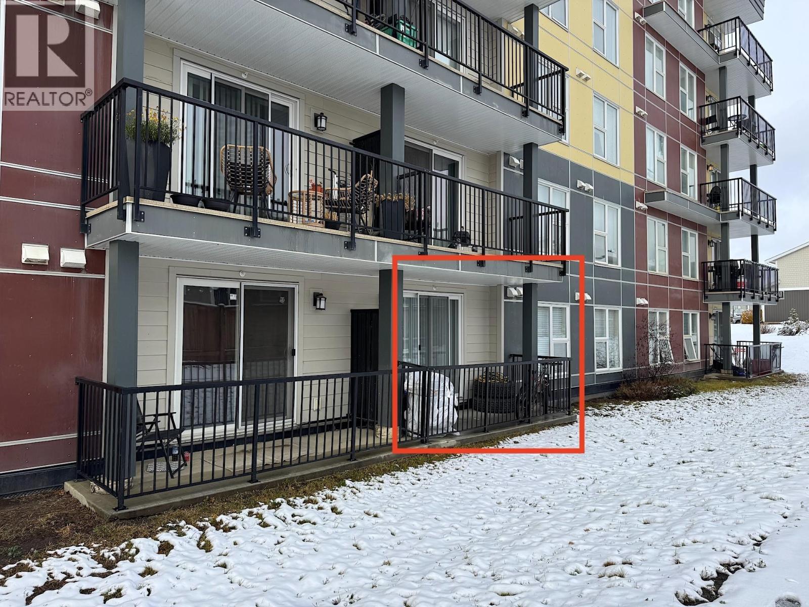 107 11004 102 Avenue, Fort St. John, BC - Outdoor With Balcony