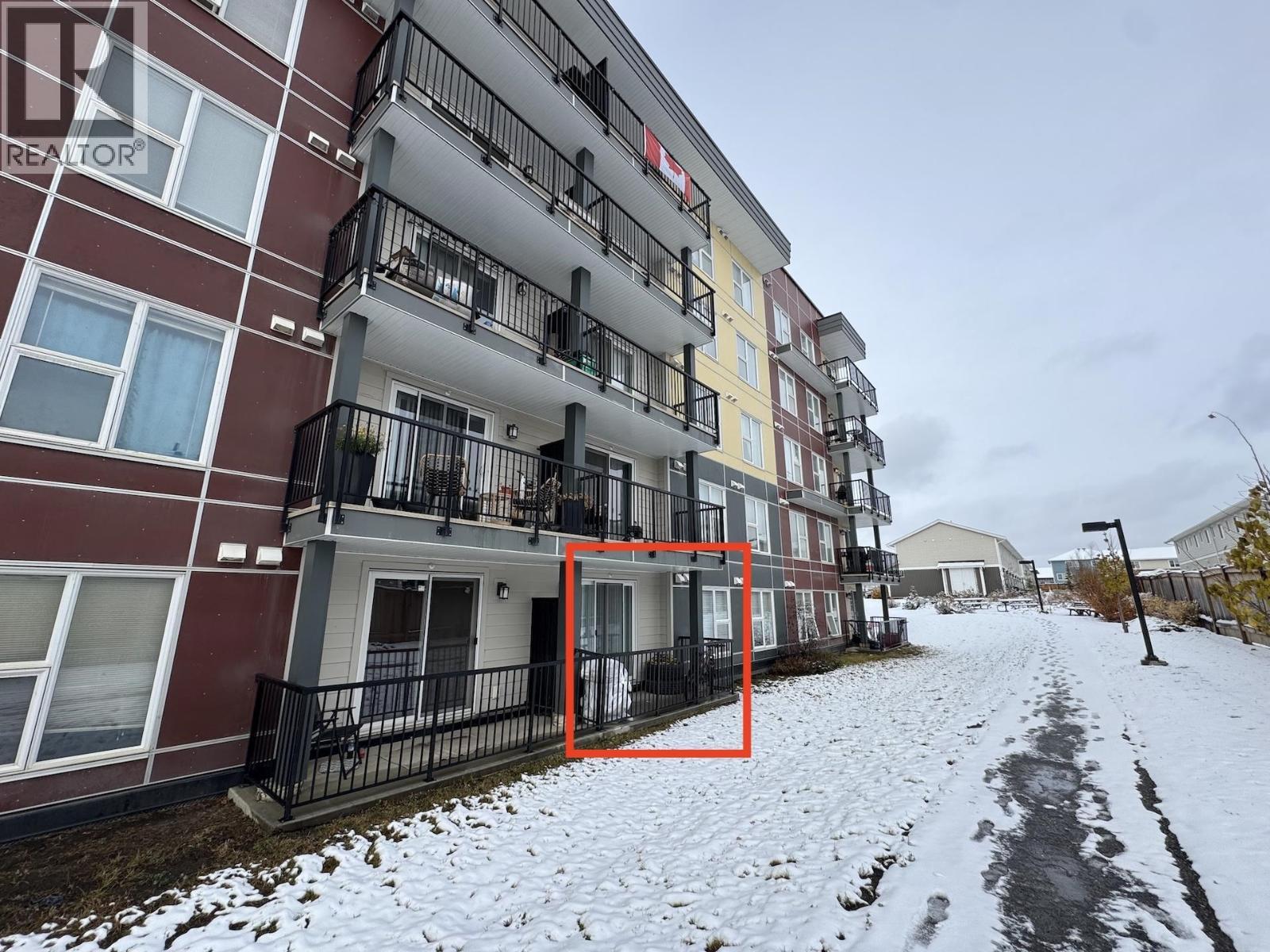 107 11004 102 Avenue, Fort St. John, BC - Outdoor With Balcony