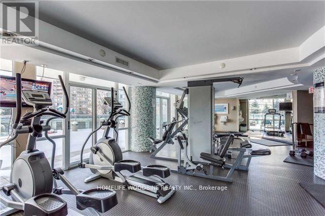 3006 - 3939 Duke Of York Boulevard, Mississauga, ON - Indoor Photo Showing Gym Room