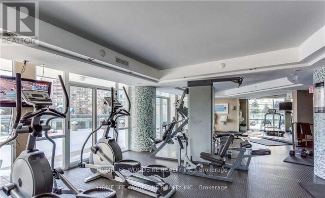 3006 - 3939 Duke Of York Boulevard, Mississauga, ON - Indoor Photo Showing Gym Room