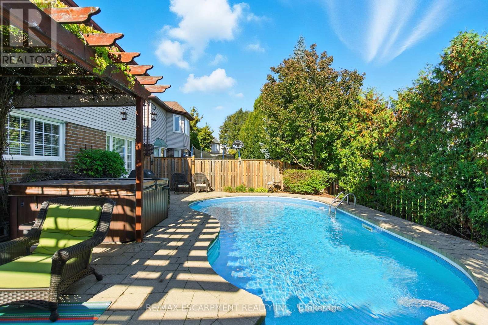 2041 Quail Valley Drive, Burlington, ON - Outdoor With In Ground Pool With Backyard