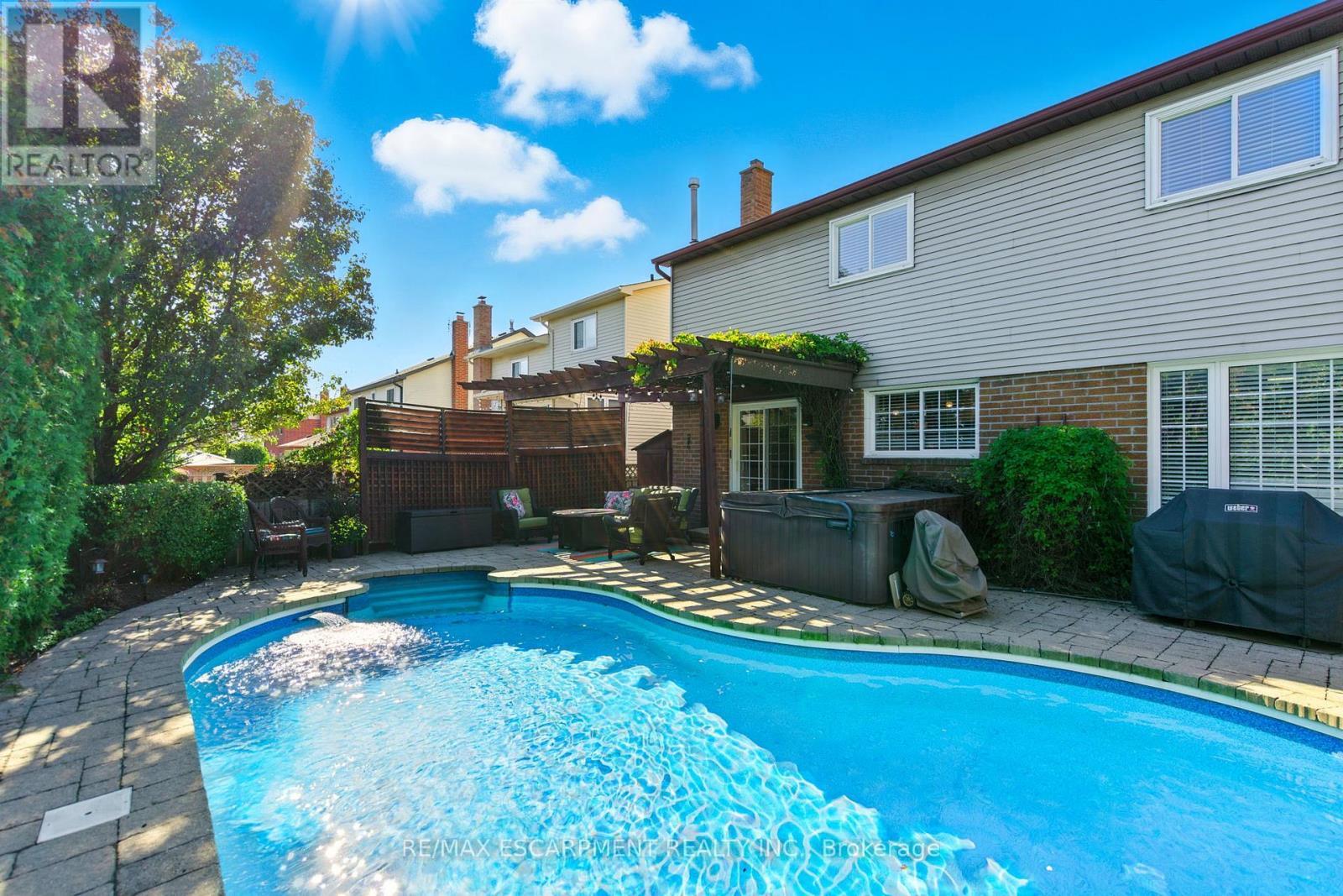 2041 Quail Valley Drive, Burlington, ON - Outdoor With In Ground Pool