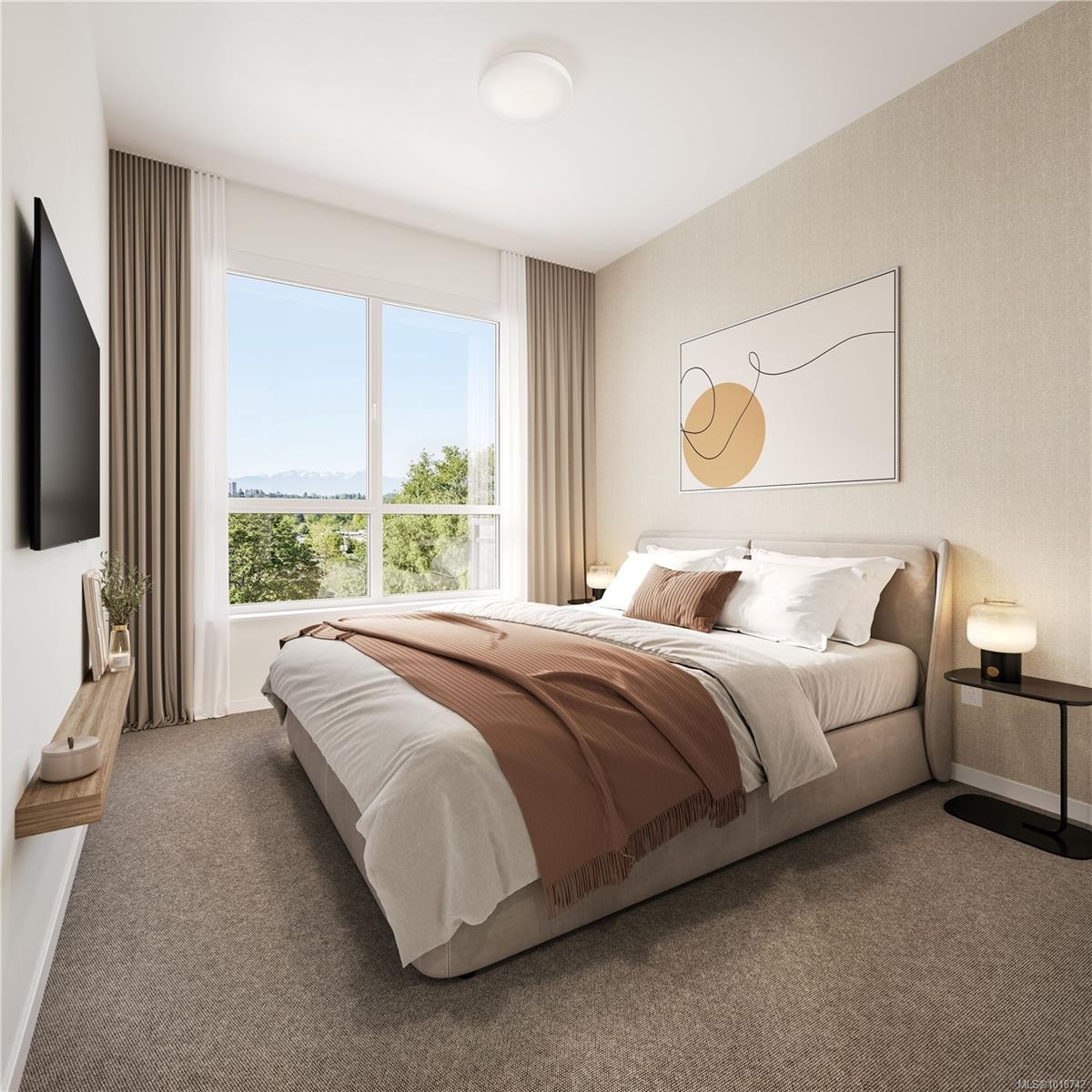 108-3226 Shelbourne St, Saanich, BC - Indoor Photo Showing Bedroom