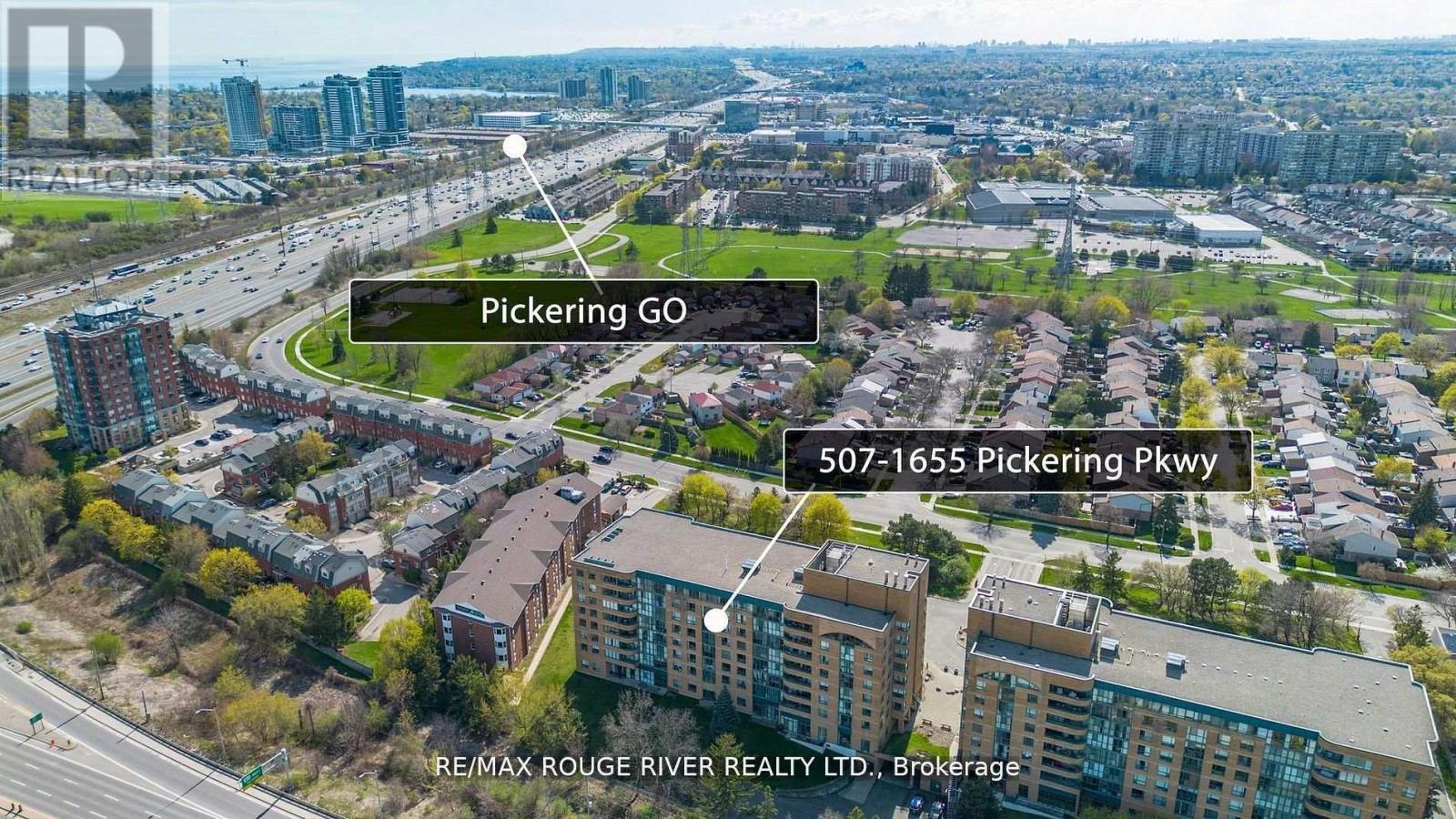 507 - 1655 Pickering Parkway, Pickering, ON - With View