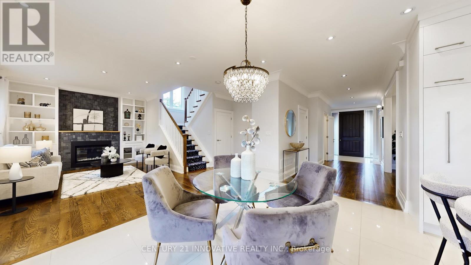 1 Dustan Crescent, Toronto, ON - Indoor With Fireplace