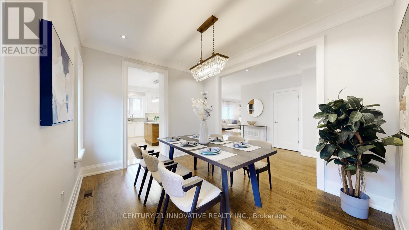1 Dustan Crescent, Toronto, ON - Indoor Photo Showing Dining Room