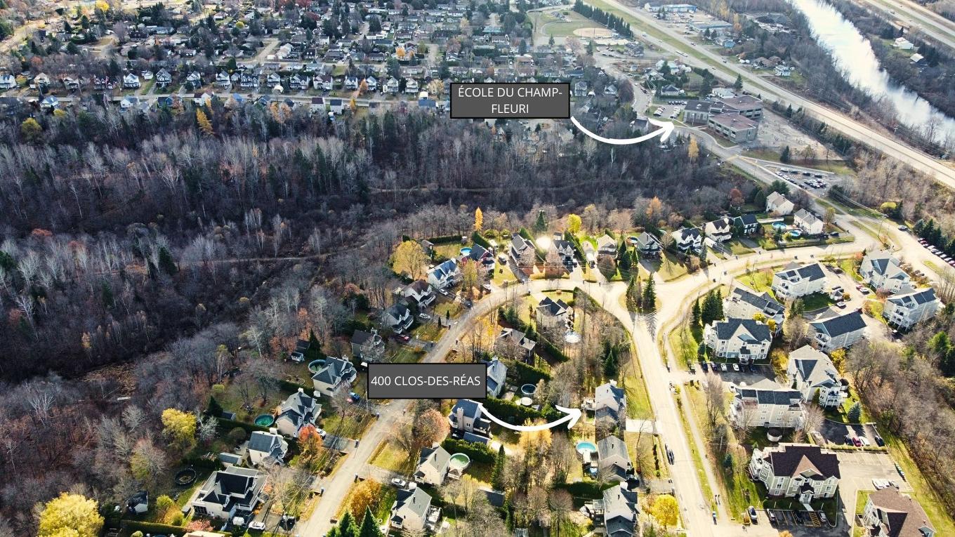 Photo aérienne - 400 Rue Du Clos-Des-Réas, Prévost, QC - Outdoor With View