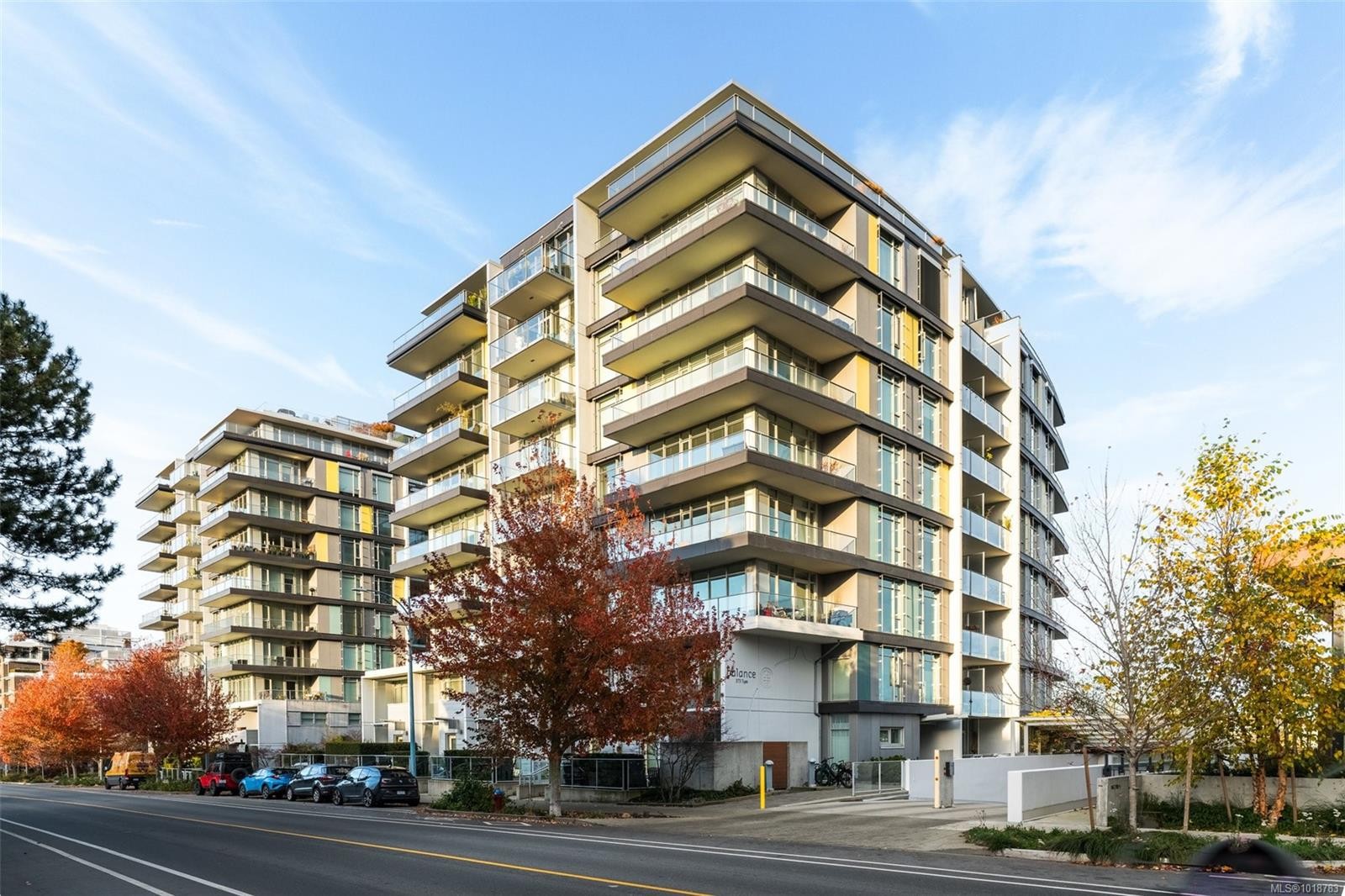 308-373 Tyee Rd, Victoria, BC - Outdoor With Balcony With Facade
