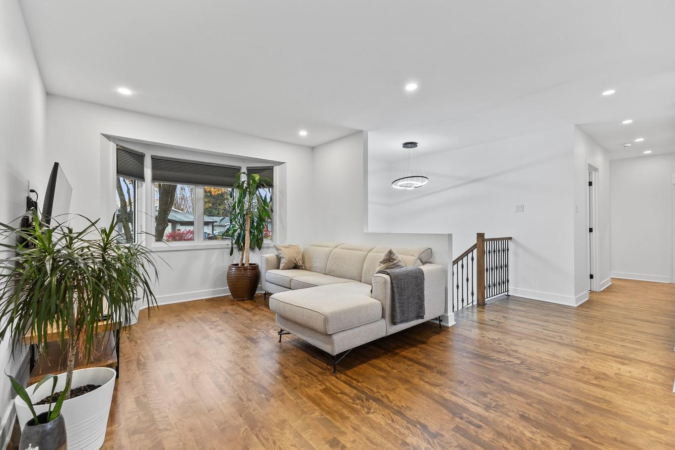 Salon - 24 Rue David, Dollard-Des-Ormeaux, QC - Indoor Photo Showing Living Room