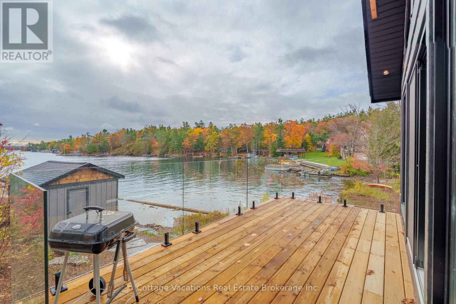 1111 Lakeshore Drive, Gravenhurst (Muskoka (S)), ON - Outdoor With Body Of Water With Deck Patio Veranda With View