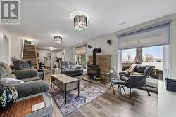 Lower level in-law suite living space -