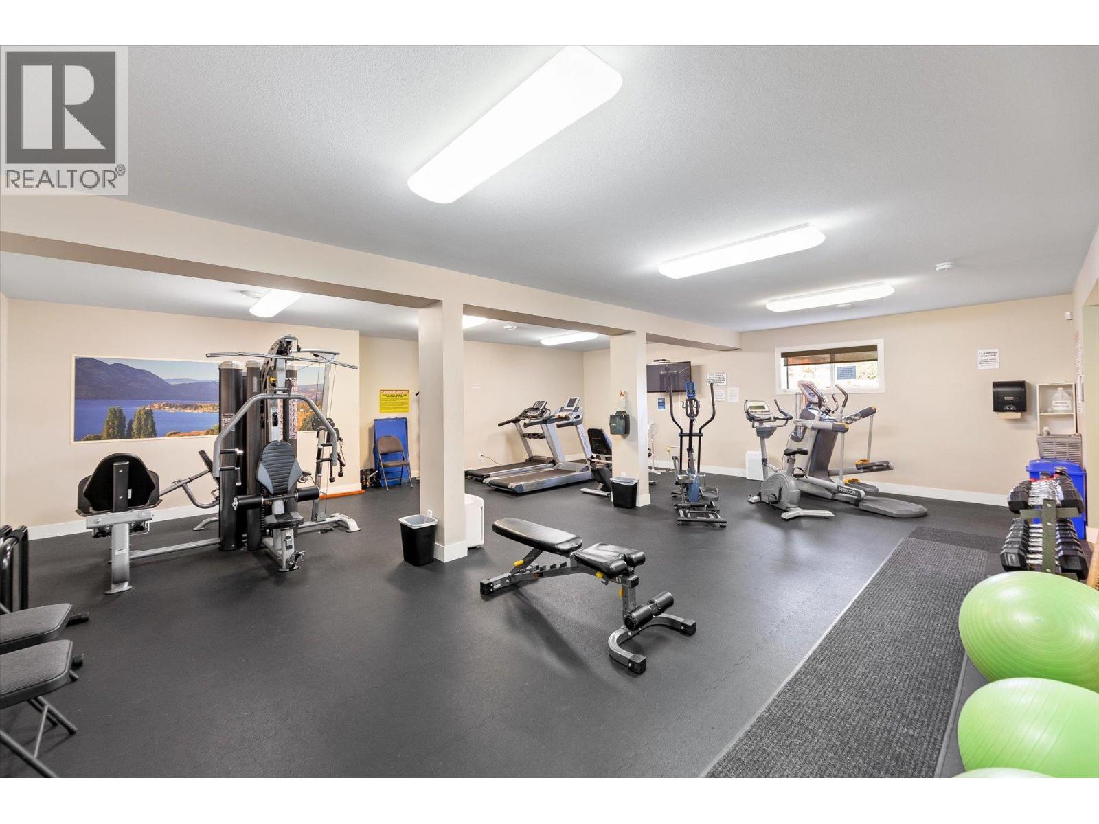 2140 Serrento Lane, Westbank, BC - Indoor Photo Showing Gym Room