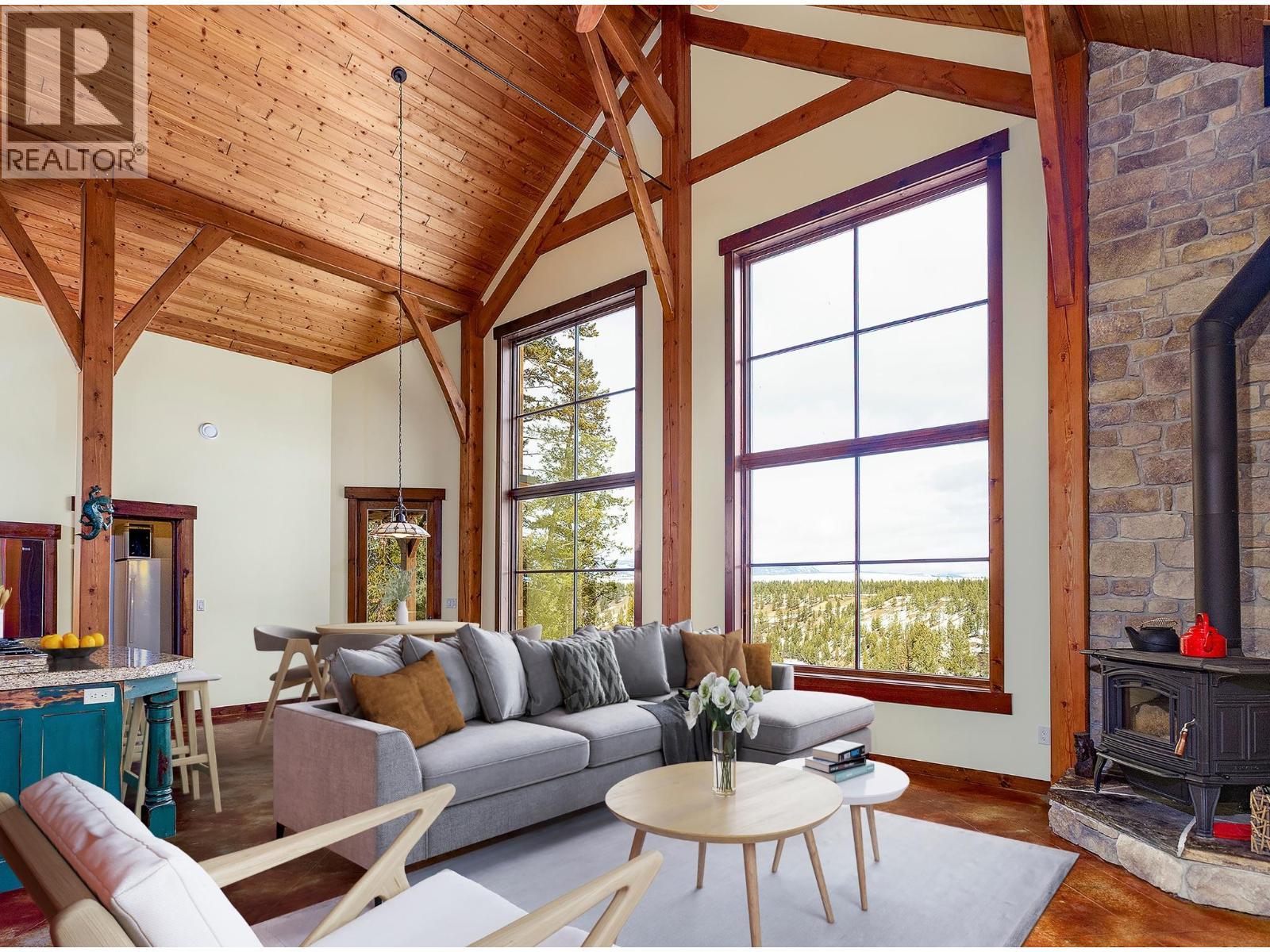 Virtually Staged - 2600 Wycliffe Park Road, Cranbrook, BC - Indoor Photo Showing Living Room