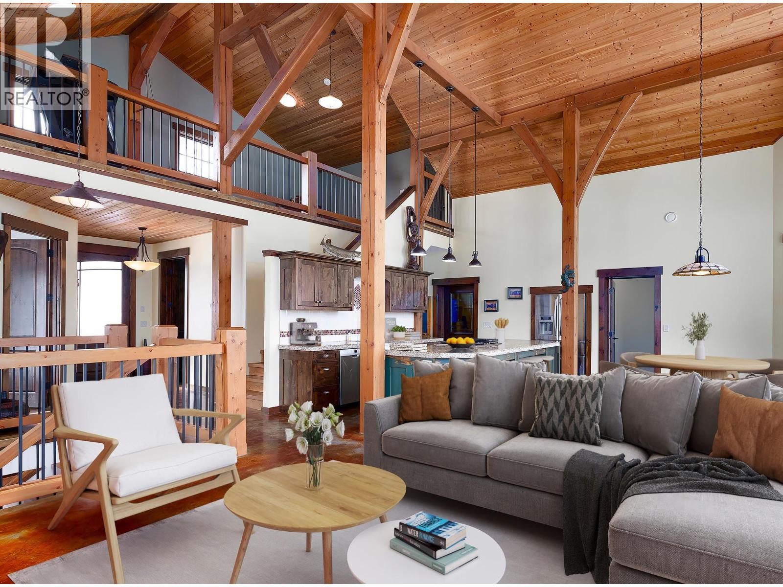 Virtually Staged - 2600 Wycliffe Park Road, Cranbrook, BC - Indoor Photo Showing Living Room