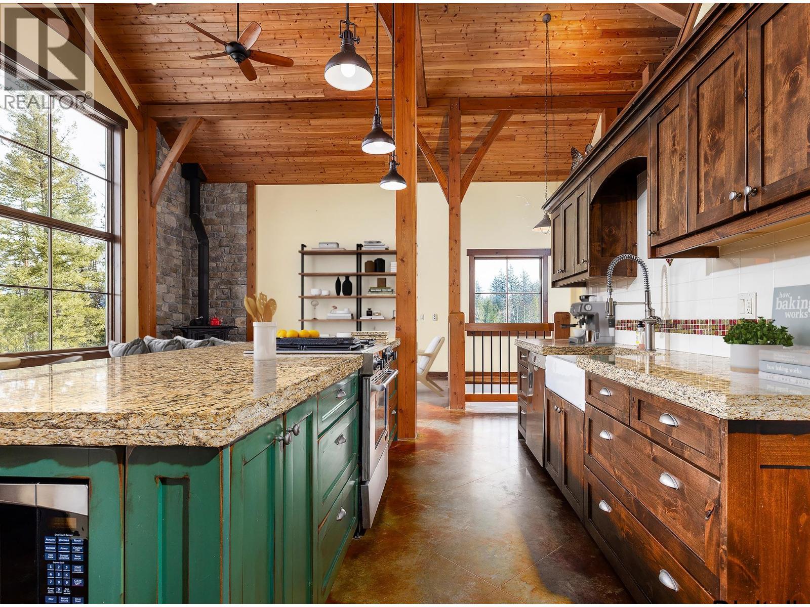 Virtually Staged - 2600 Wycliffe Park Road, Cranbrook, BC - Indoor Photo Showing Kitchen