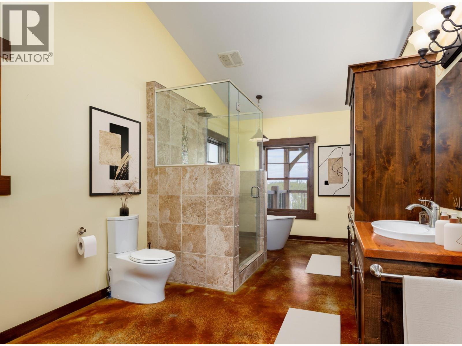 Virtually Staged - 2600 Wycliffe Park Road, Cranbrook, BC - Indoor Photo Showing Bathroom