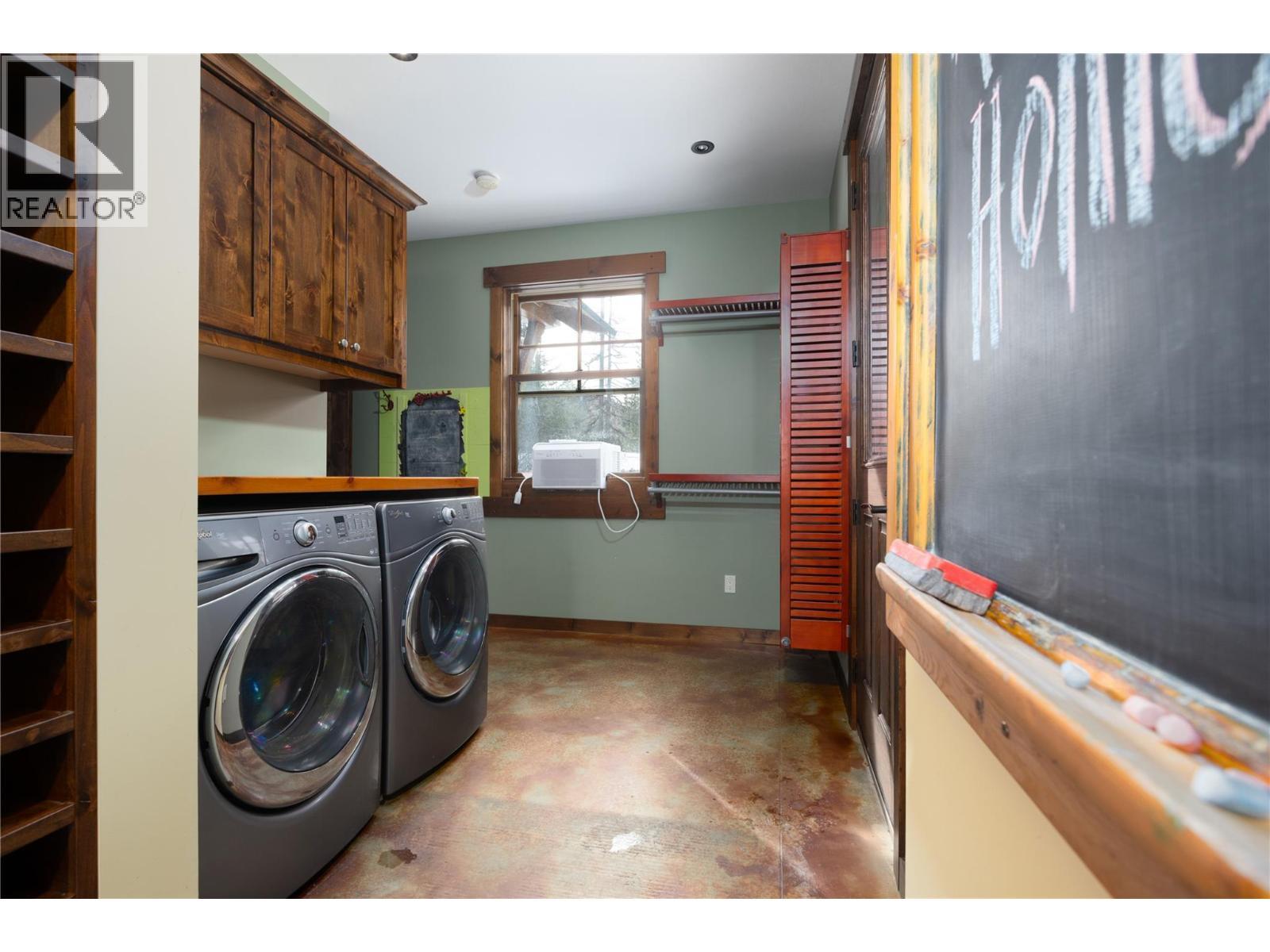 Original Photo - 2600 Wycliffe Park Road, Cranbrook, BC - Indoor Photo Showing Laundry Room