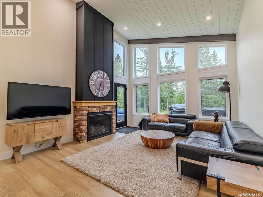 6 Neis Access Road, Lakeland Rm No. 521, SK - Indoor Photo Showing Living Room With Fireplace