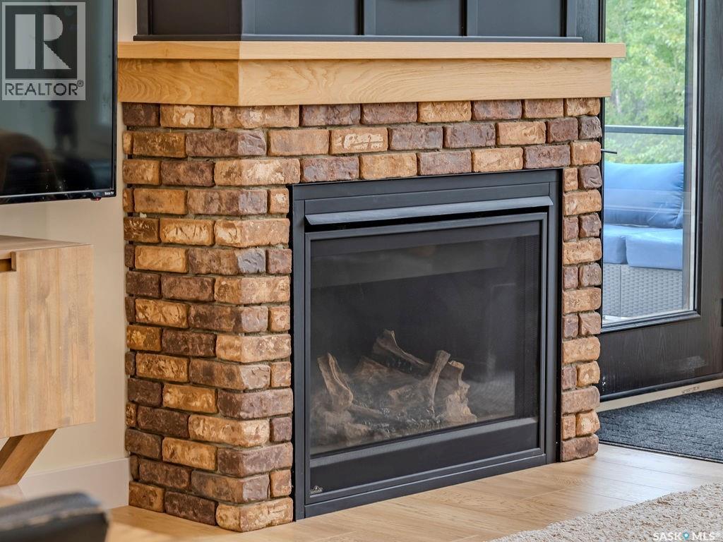 6 Neis Access Road, Lakeland Rm No. 521, SK - Indoor Photo Showing Living Room With Fireplace