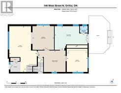 Main floor layout. -