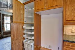 Lots of storage; dedicated water line for a fridge -