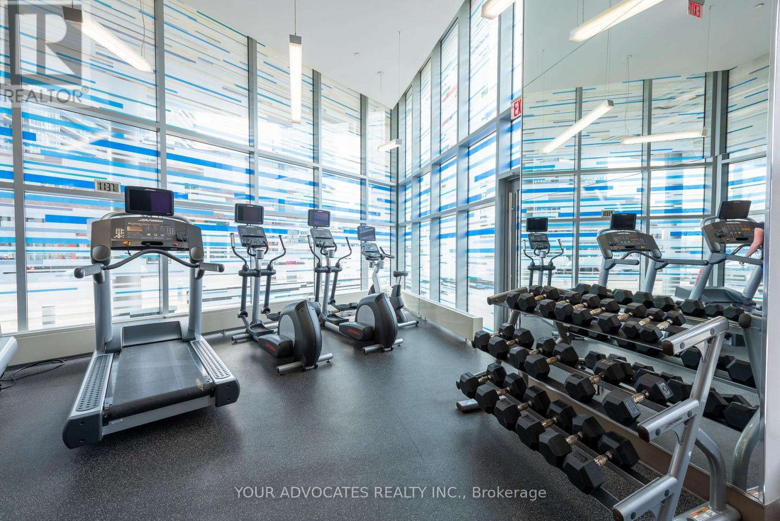 1205 - 72 Esther Shiner Boulevard, Toronto, ON - Indoor Photo Showing Gym Room