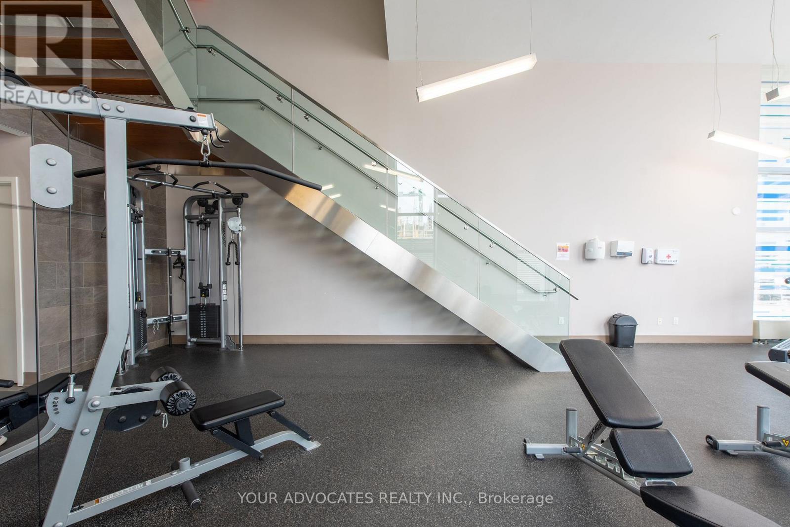 1205 - 72 Esther Shiner Boulevard, Toronto, ON - Indoor Photo Showing Gym Room