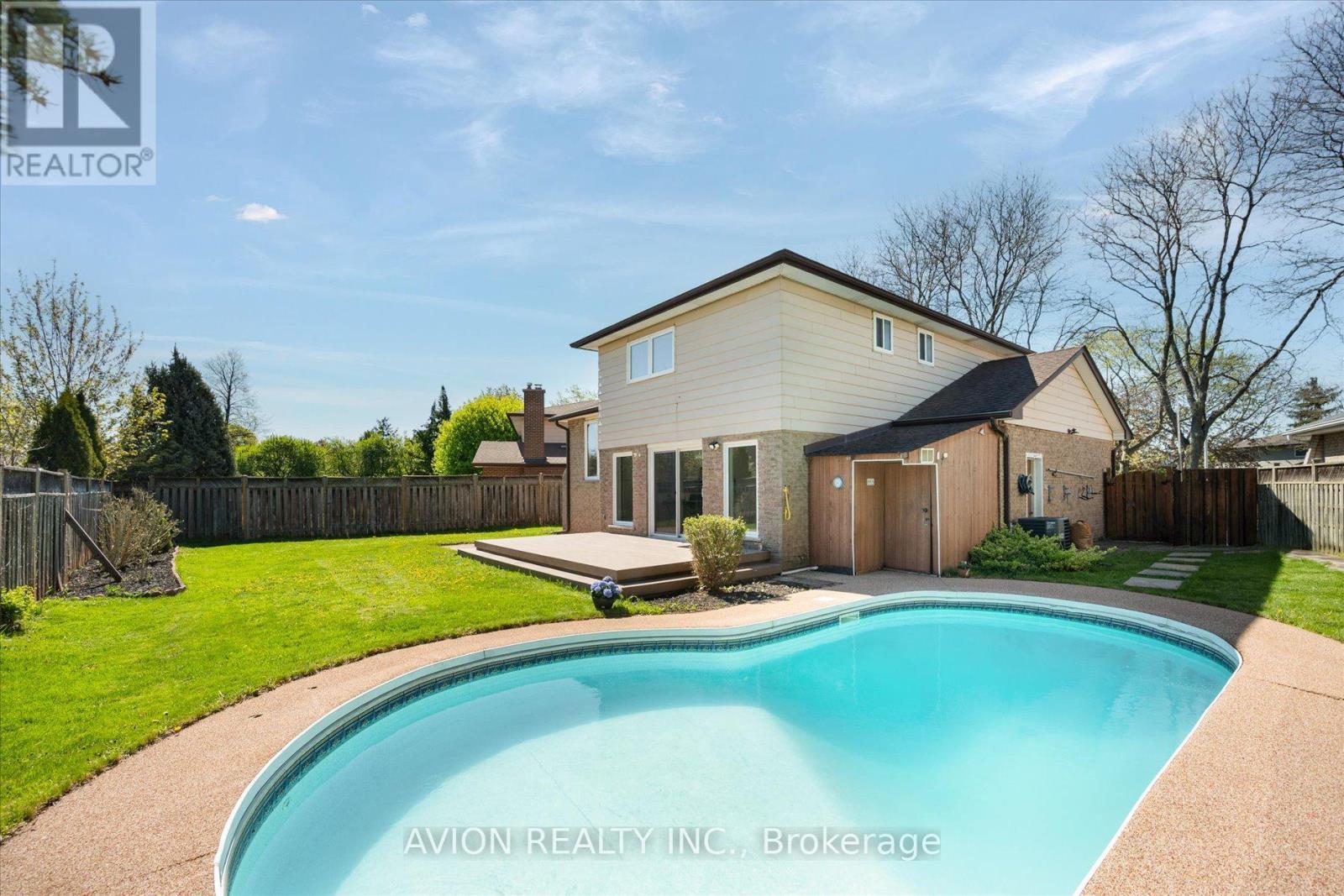 1397 Highgate Court, Oakville, ON - Outdoor With In Ground Pool With Backyard