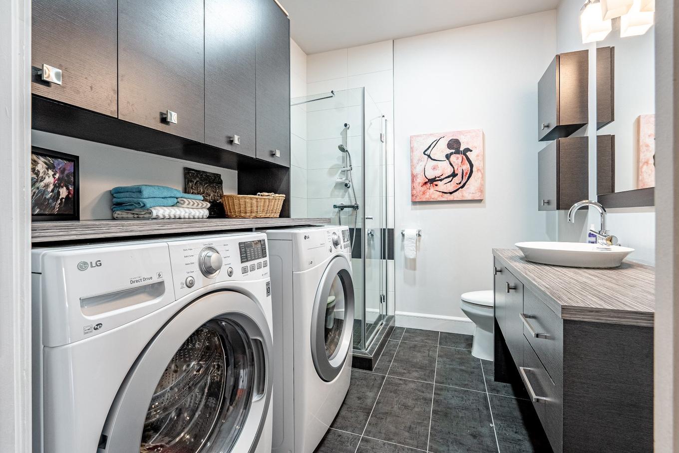 Bathroom - 1103-120 Rue De Candiac, Sherbrooke (Les Nations), QC - Indoor Photo Showing Laundry Room